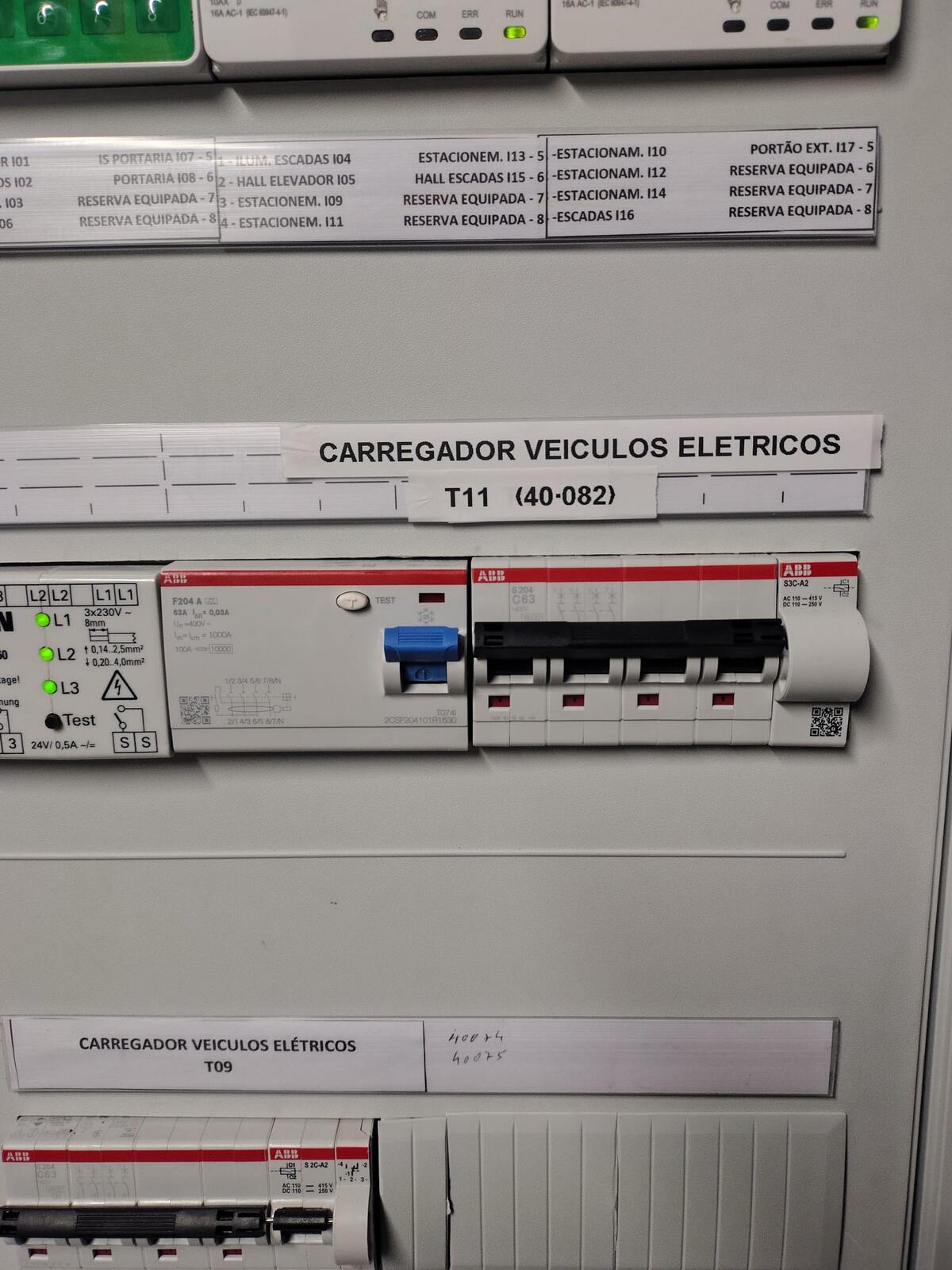 WallBox duplo IT Energy instalado nas instalações da Infraestruturas de Portugal em Almada